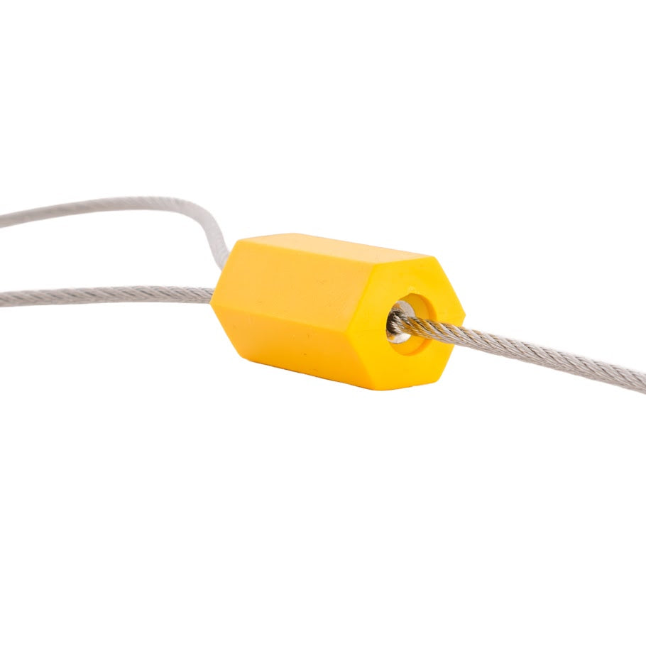 Sellos de Seguridad Hexagonales Cable de Acero 30cm