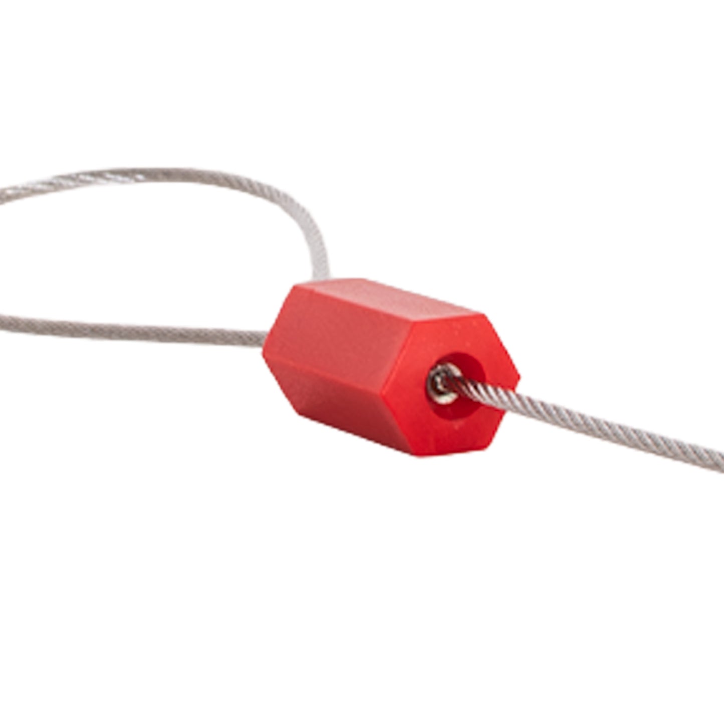 Sellos de Seguridad Hexagonales Cable de Acero 30cm