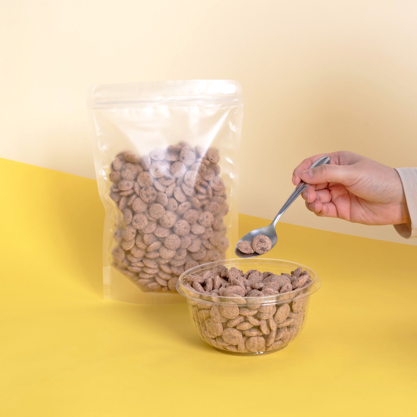 Bolsa Stand Up Pouch Transparente Mate con Zipper