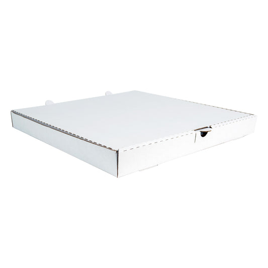 Caja para pizza de 16" Color Blanco 40x40x4cm 50 piezas