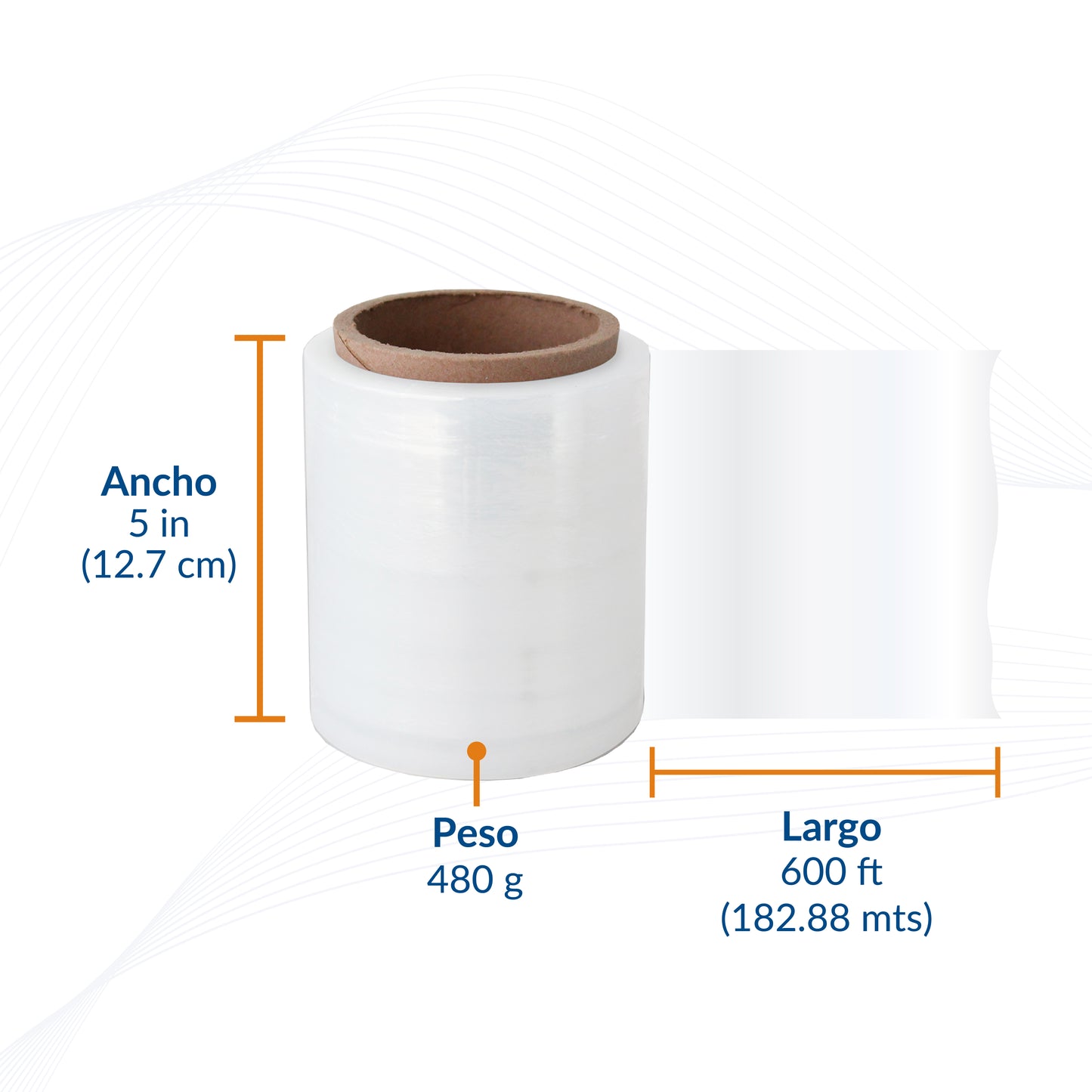 Packsys Mini Rollos de Película Stretch