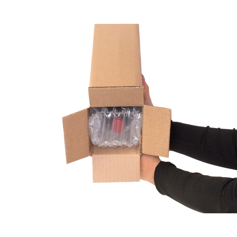 Kit Bolsa Inflable para Vino + Cajas de cartón