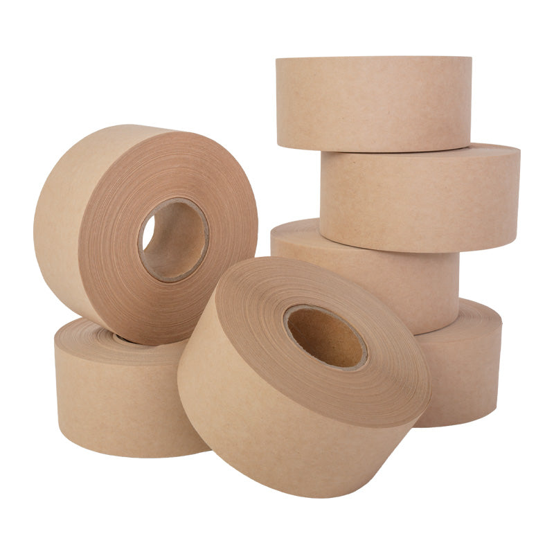 Cinta engomada de papel kraft activada por agua 48 mm x 65m