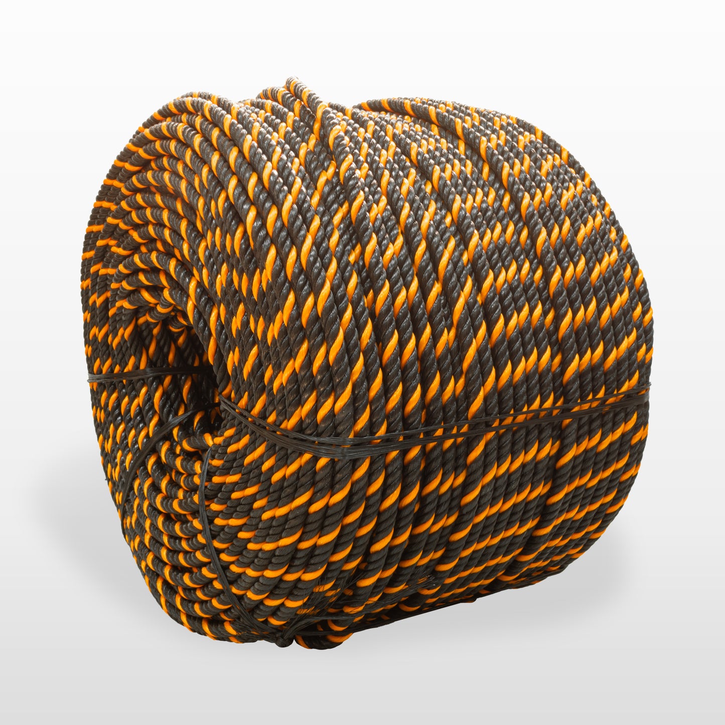 Cable de Polipropileno UV 11 mm 4 puntas Negro/Naranja