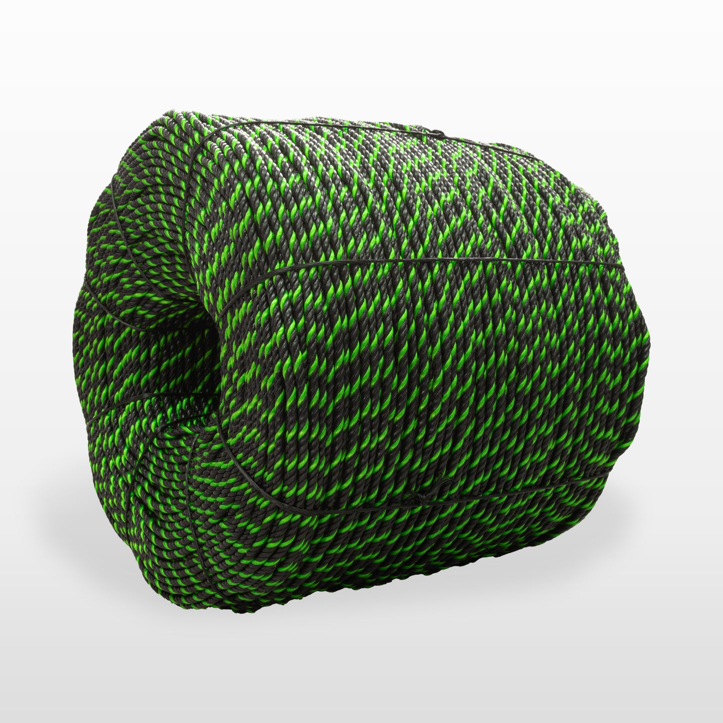 Cable de Polipropileno UV 10 mm 4 puntas Negro/Verde