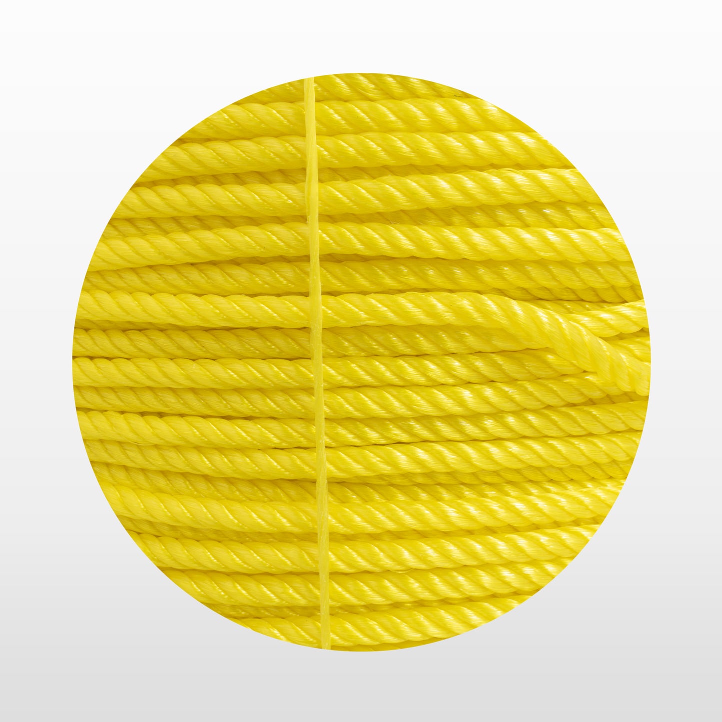 Cable de Polipropileno de 19 mm con 4 puntas amarillo
