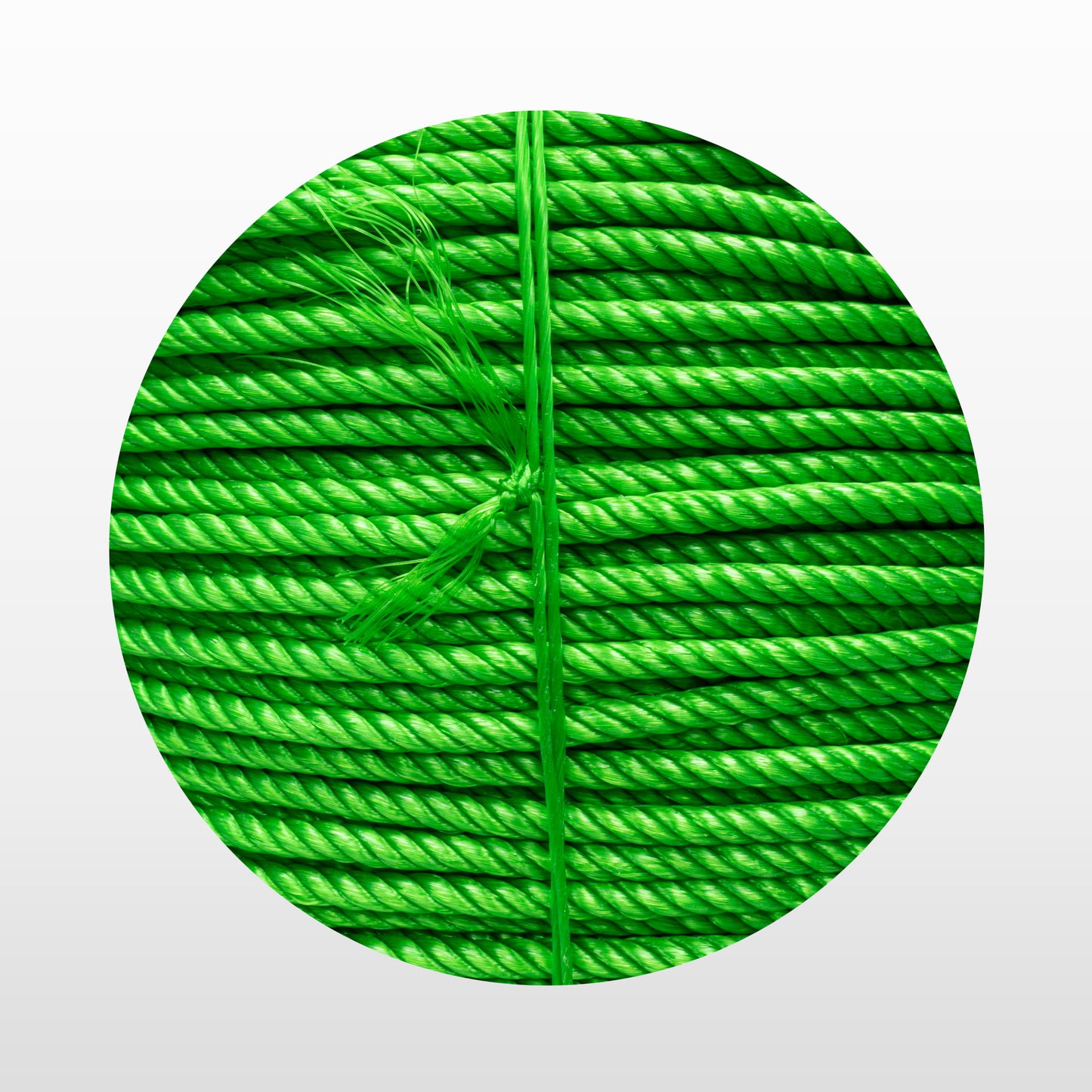 Cable de Polipropileno de 8 mm con 4 puntas verde