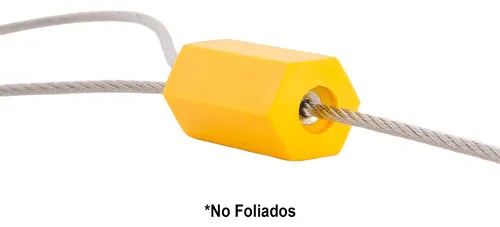 Sellos de Seguridad Hexagonales Cable de Acero 30cm