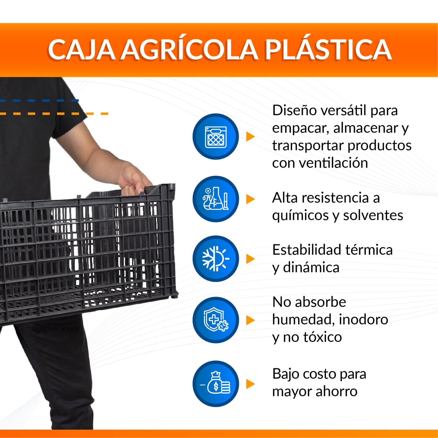 Caja Plástica Agricola Walterino Calada