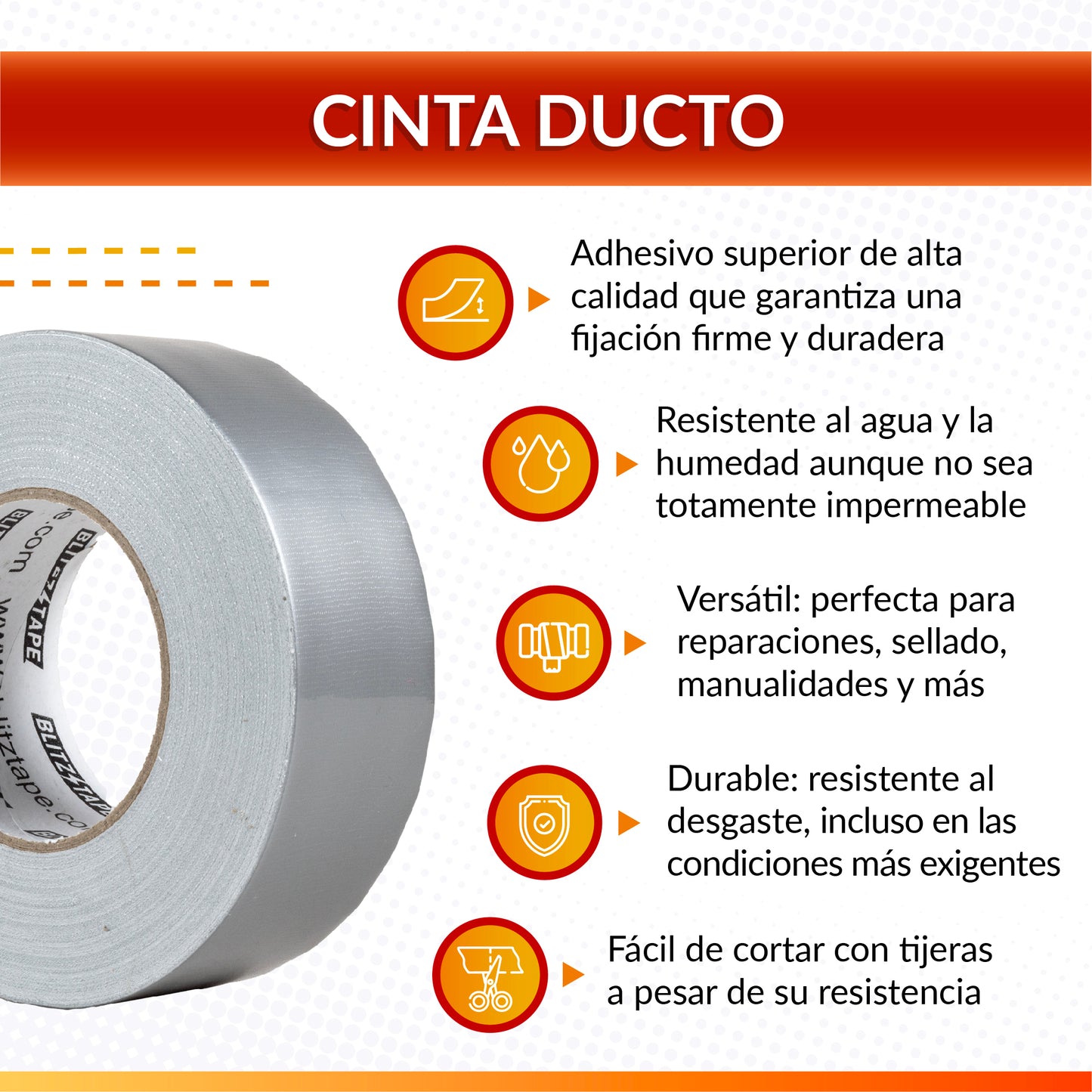 Cinta Gris para Ductos