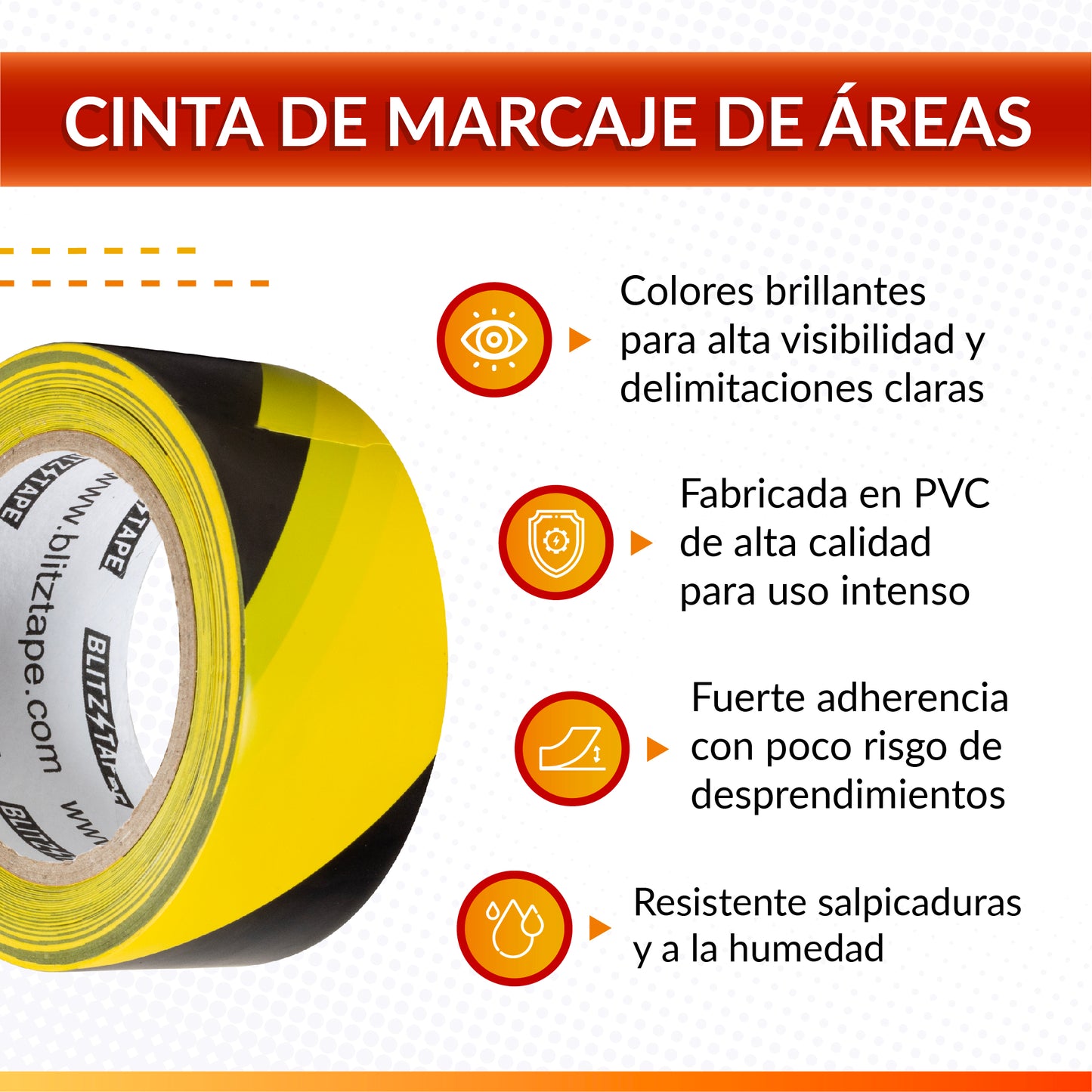 Cinta de Marcaje de Áreas