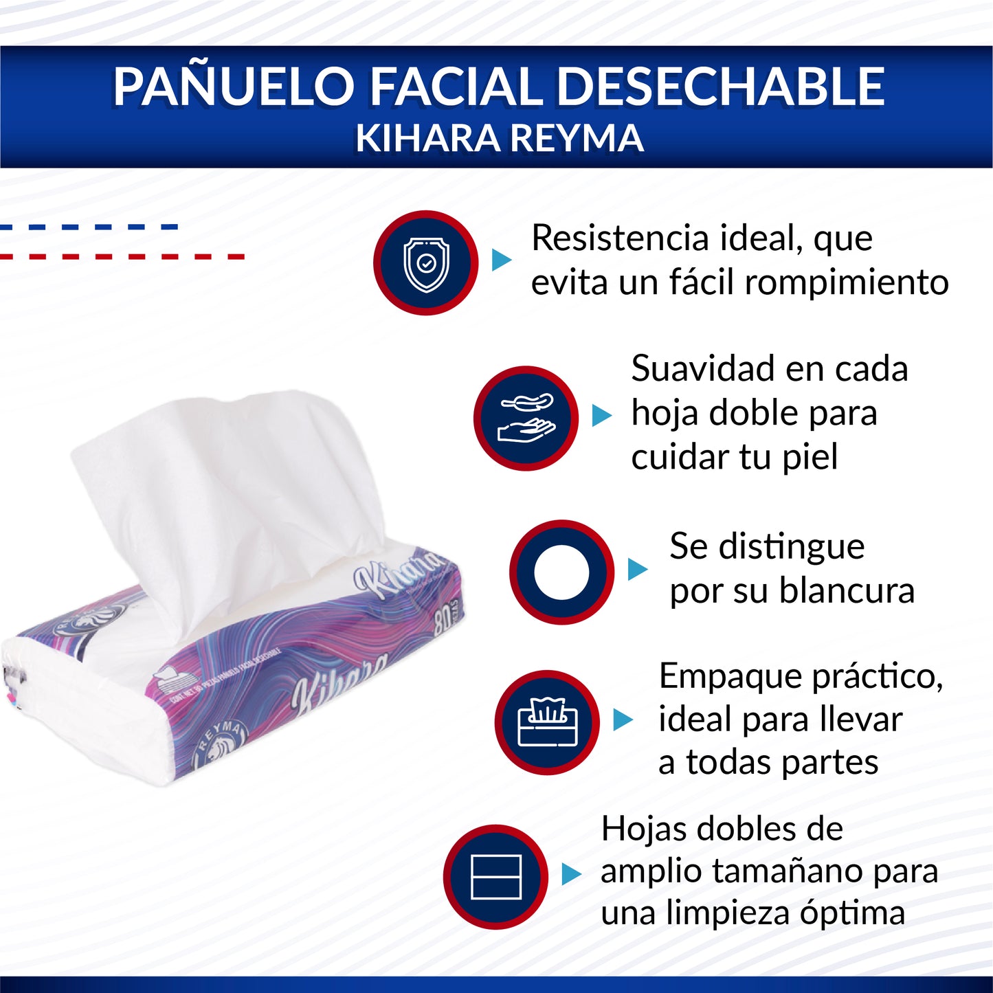 Pañuelo Facial Desechable Kihara