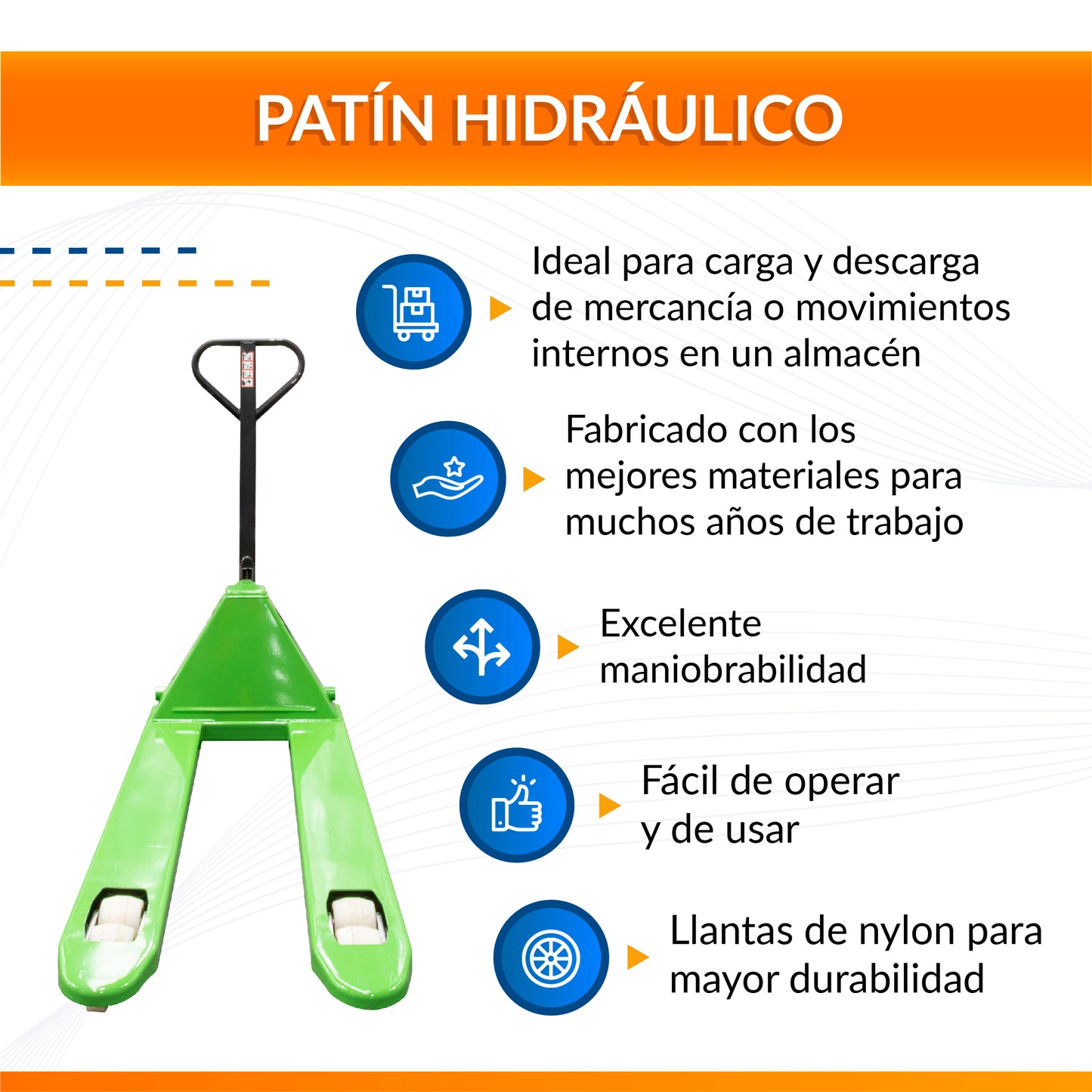 Patín Hidráulico 2000 kg