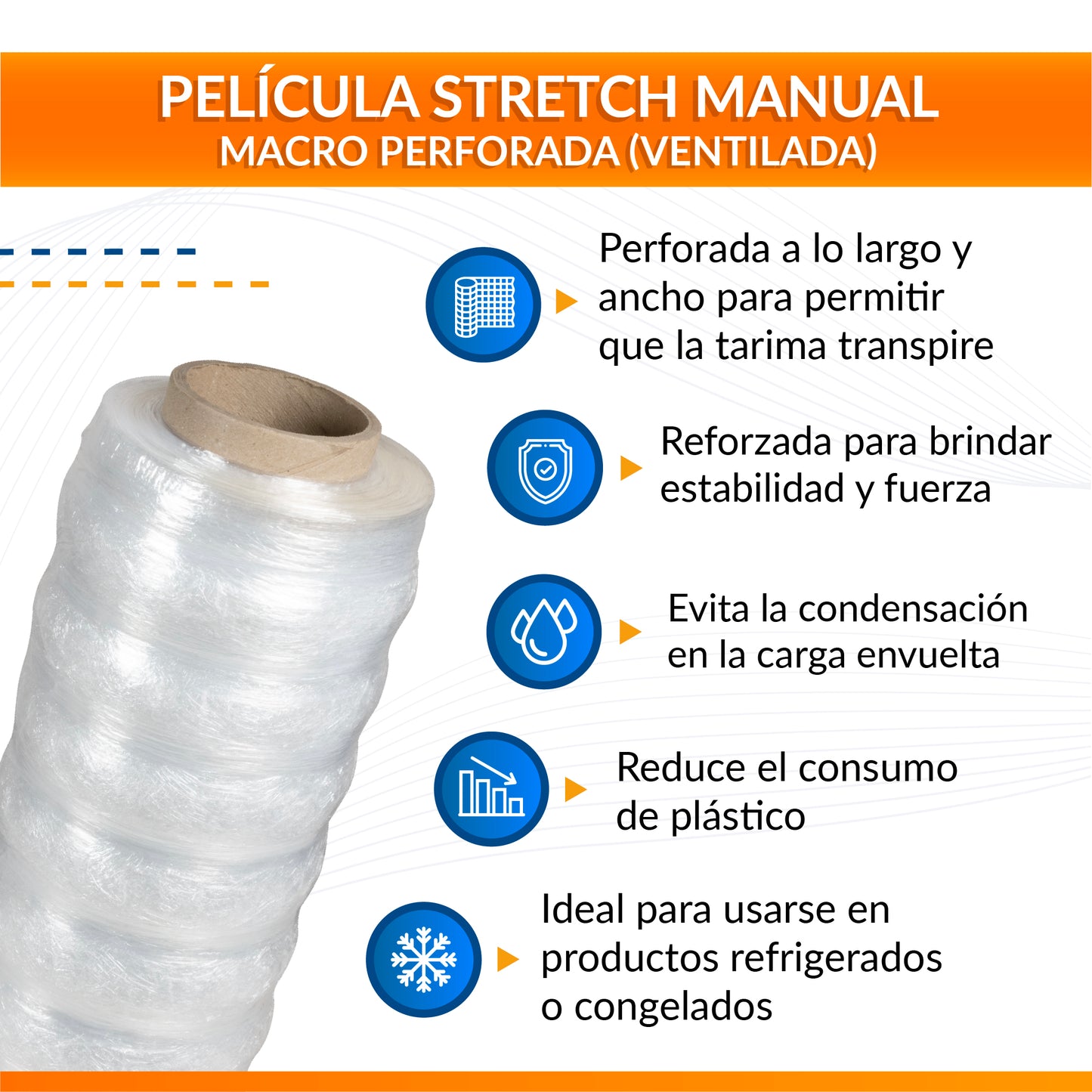 Película Macro Perforada o Ventilada