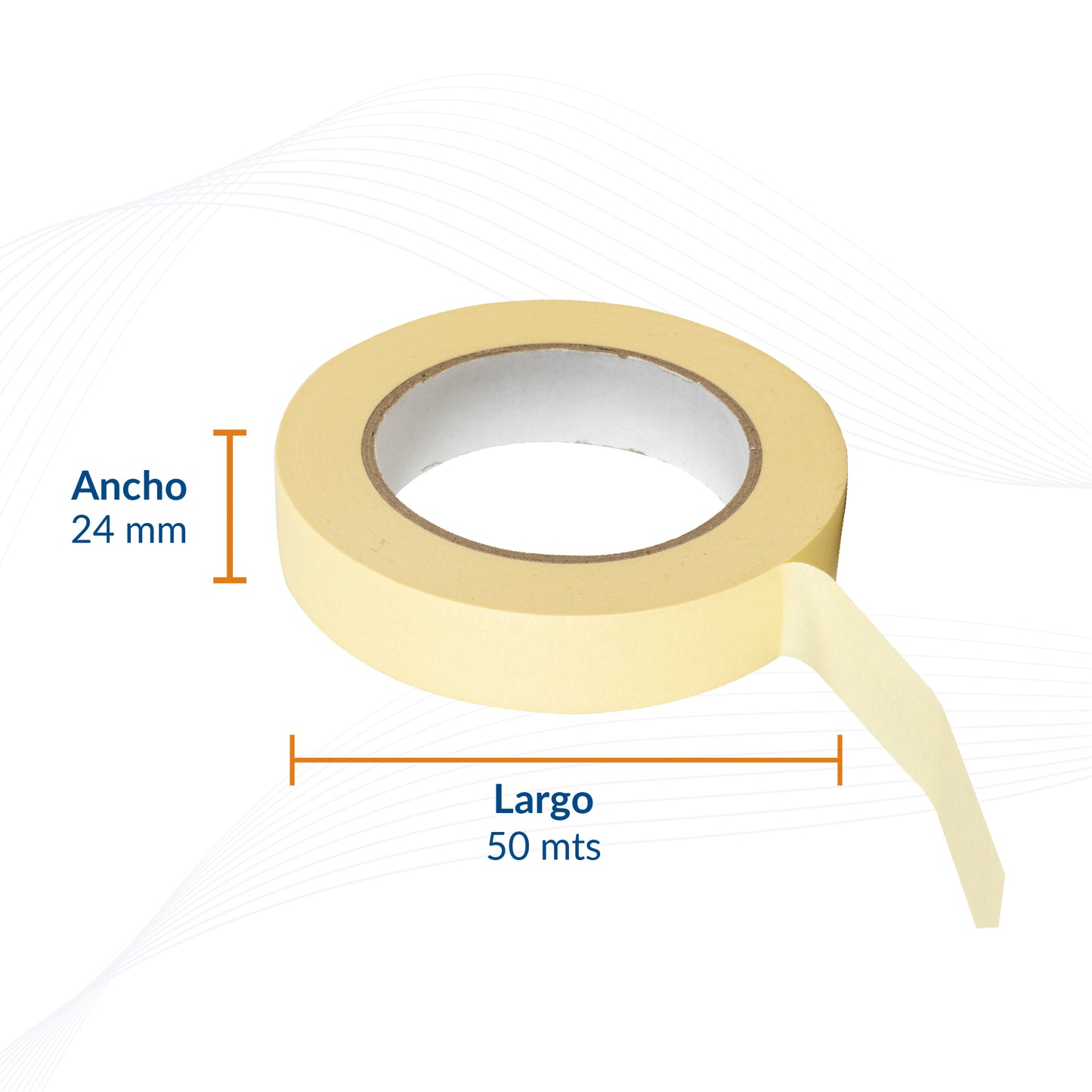 Cinta Masking Tape 24 mm x 50 m