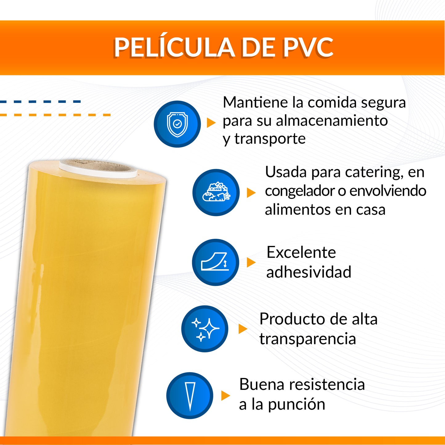 Packsys Película de PVC para alimentos