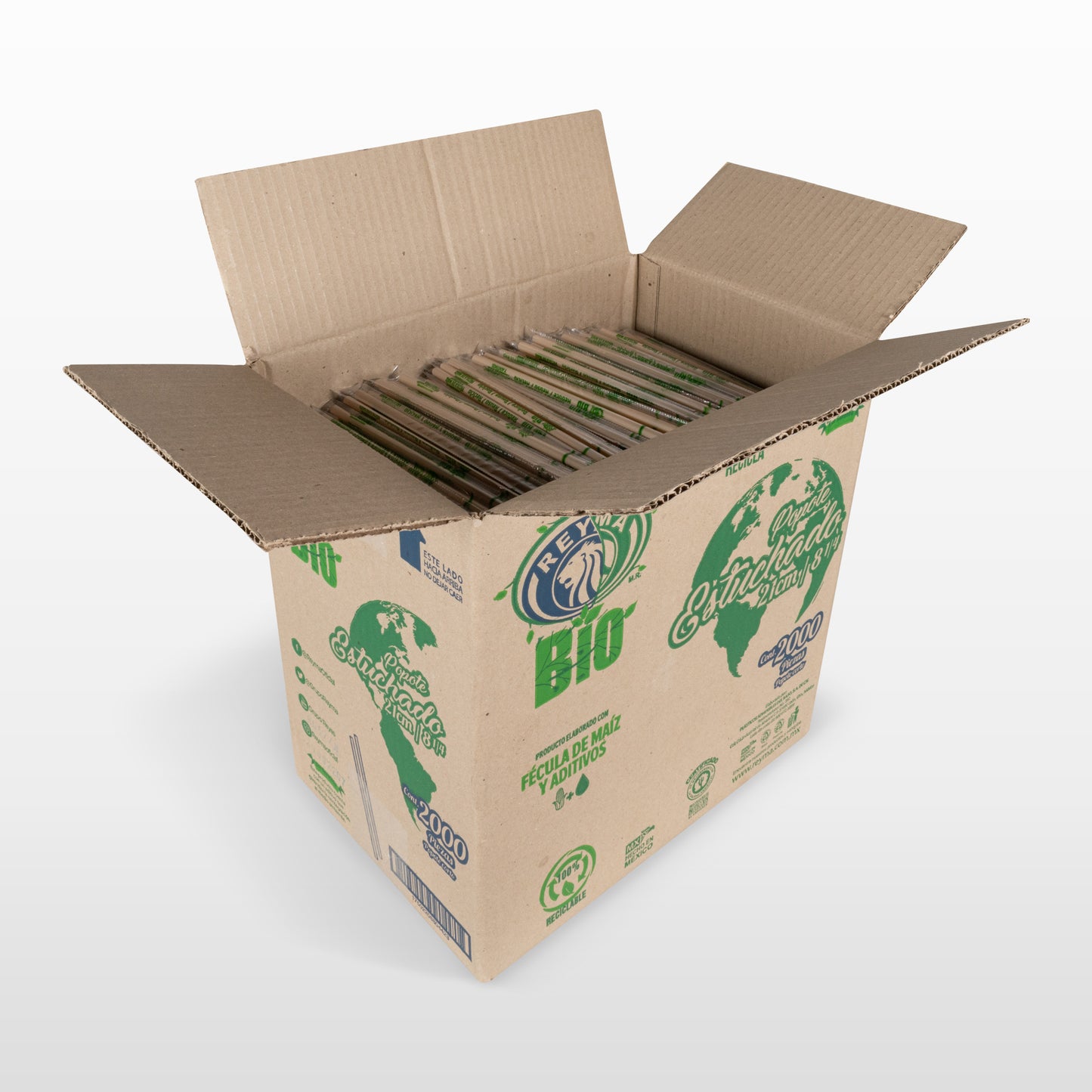 Popote Biodegradable Reyma