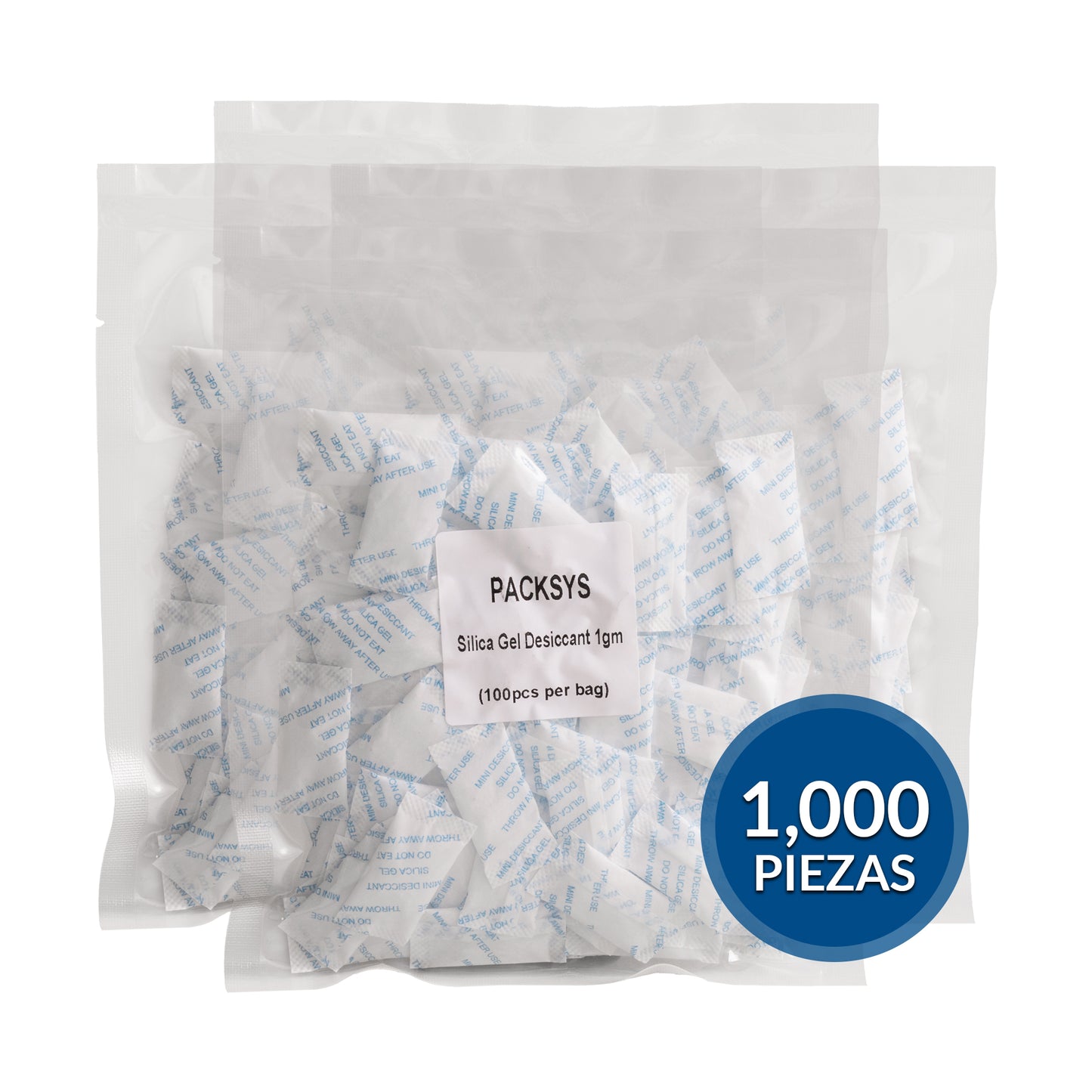 Sobres Silica Gel Sachets de 1 gramo