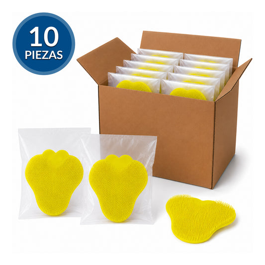 Tapete Filamento Antisalpicaduras para Mingitorio - 10 piezas (Limón o Mango)