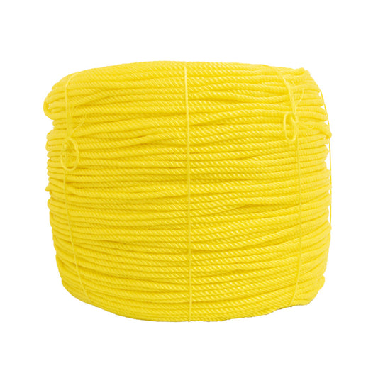 Cable de Polipropileno de 6 mm con 4 Puntas amarillo