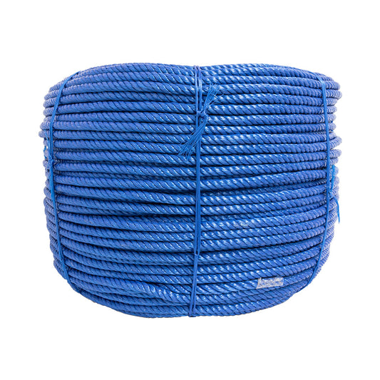 Cable de Polipropileno de 6 mm con 4 Puntas azul