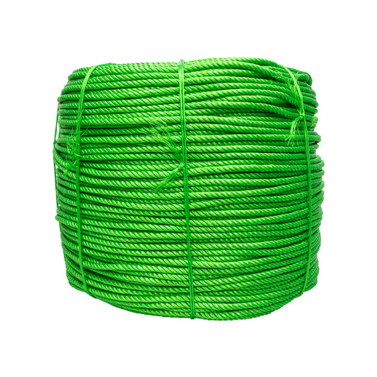 Cable de Polipropileno de 8 mm con 4 puntas verde