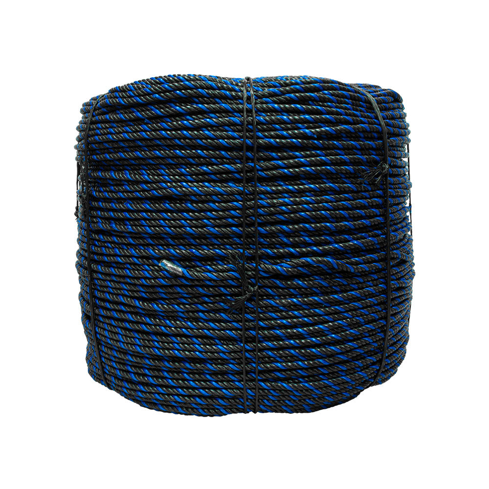 Cable de Polipropileno UV 11 mm 4 puntas Negro/Azul