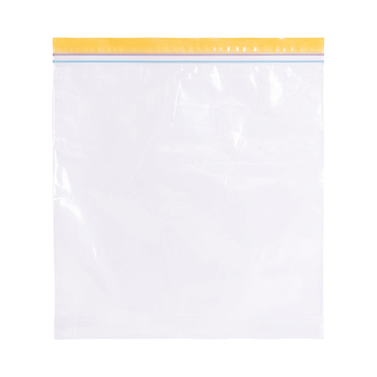 Bolsa resellable 26.8 x 27.5 amarillo