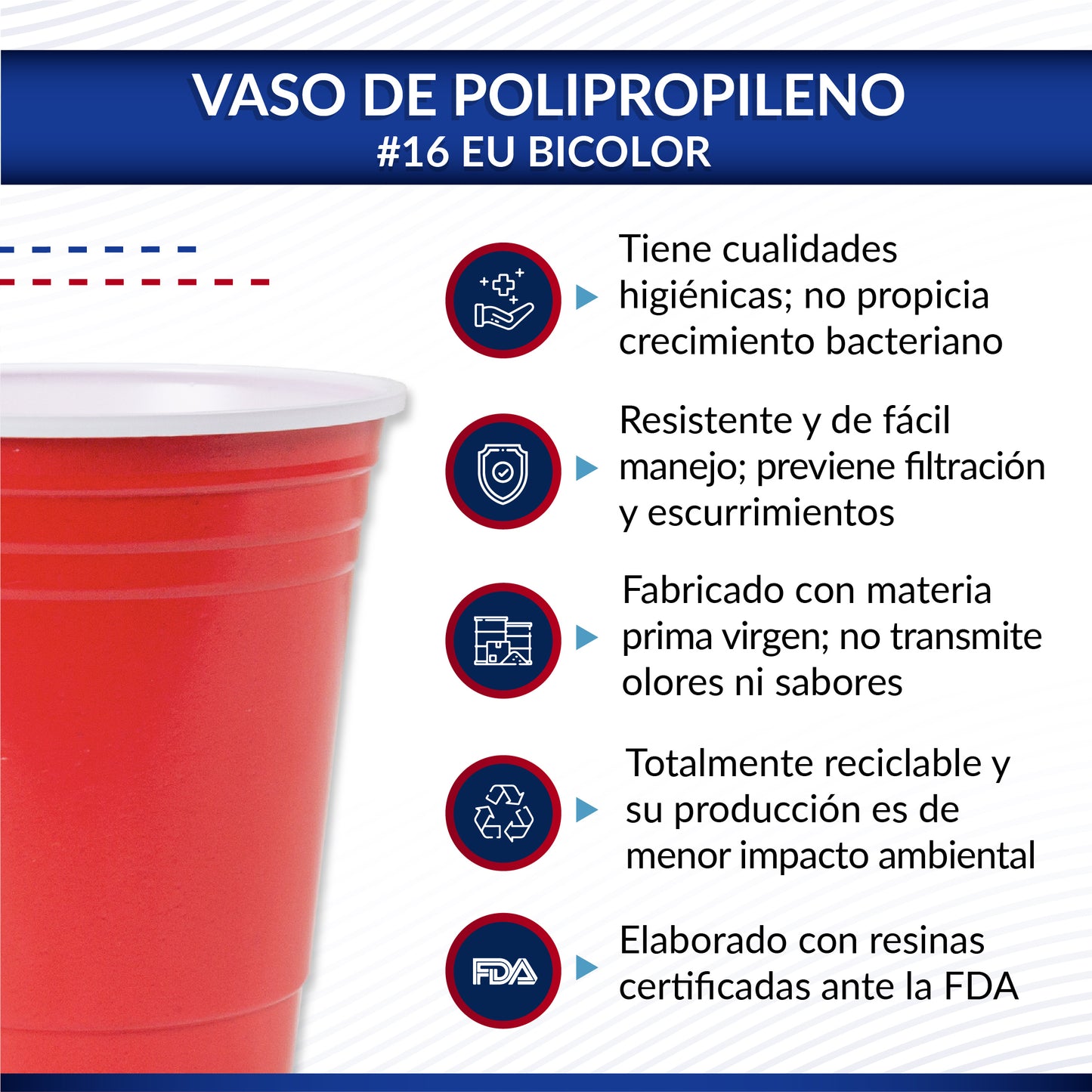 Vaso No 16 EU Bicolor Reyma