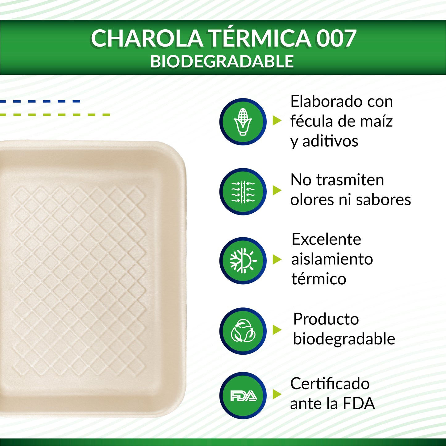 Charola térmica bio Reyma 007