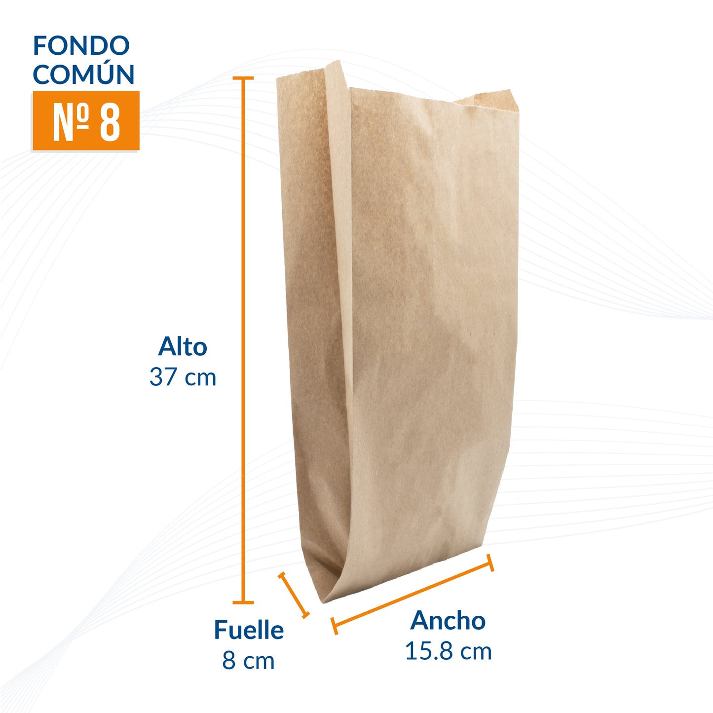 Bolsa Kraft #8