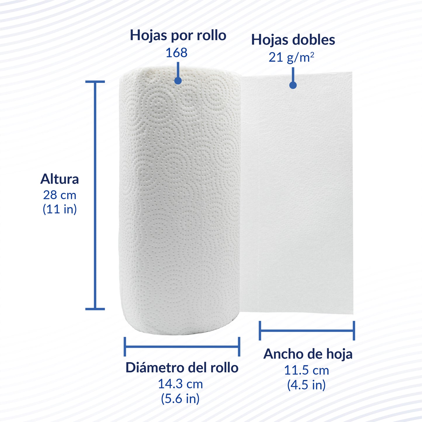 Toalla cocina Kihara 168 hojas