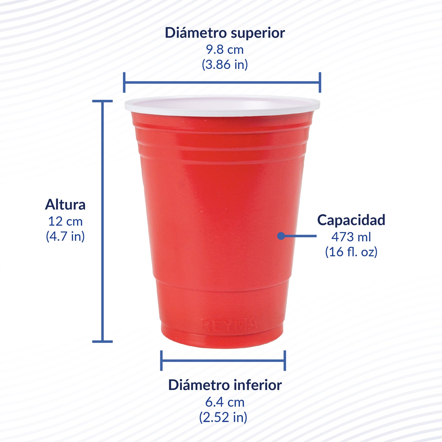 Vaso No 16 EU Bicolor Reyma
