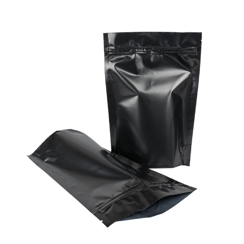 Bolsa Stand Up Pouch Cierre Negro Mate 500 gr