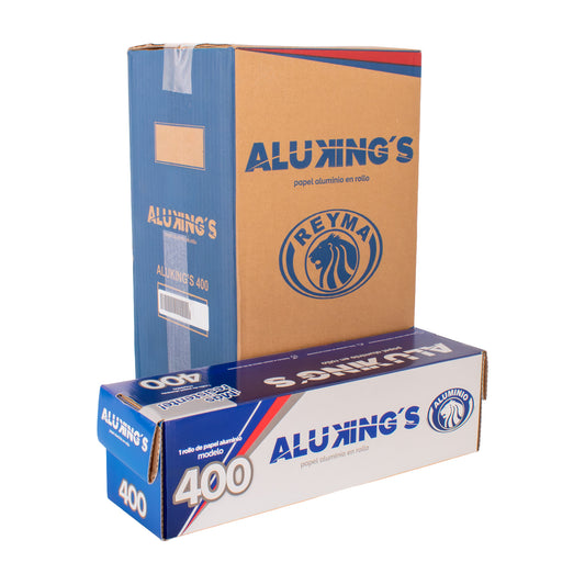 Papel Aluminio Aluking´s 400 con despachador