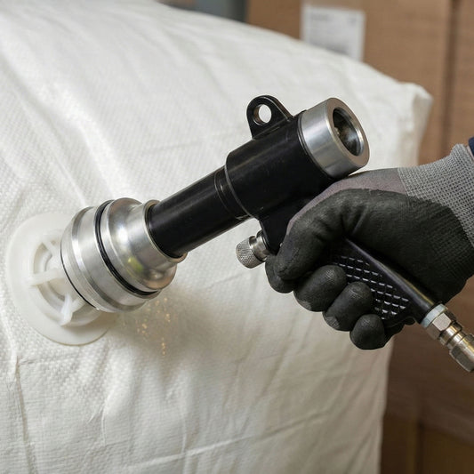 Pistola de Metal para Inflar Bolsas de Carga