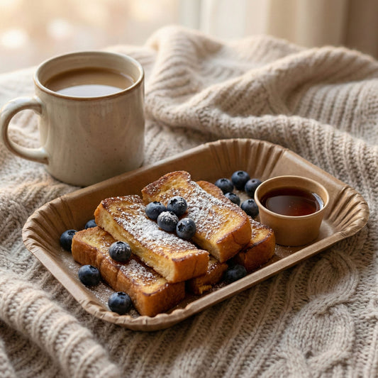 Charola 855 ecológica biodegradable de papel para alimentos