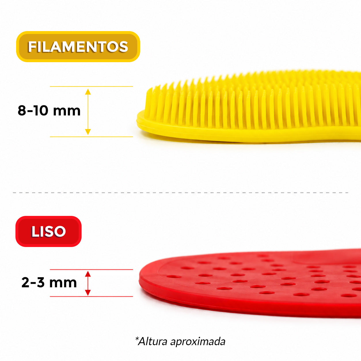 Tapete Filamento Antisalpicaduras para Mingitorio - 10 piezas (Limón o Mango)