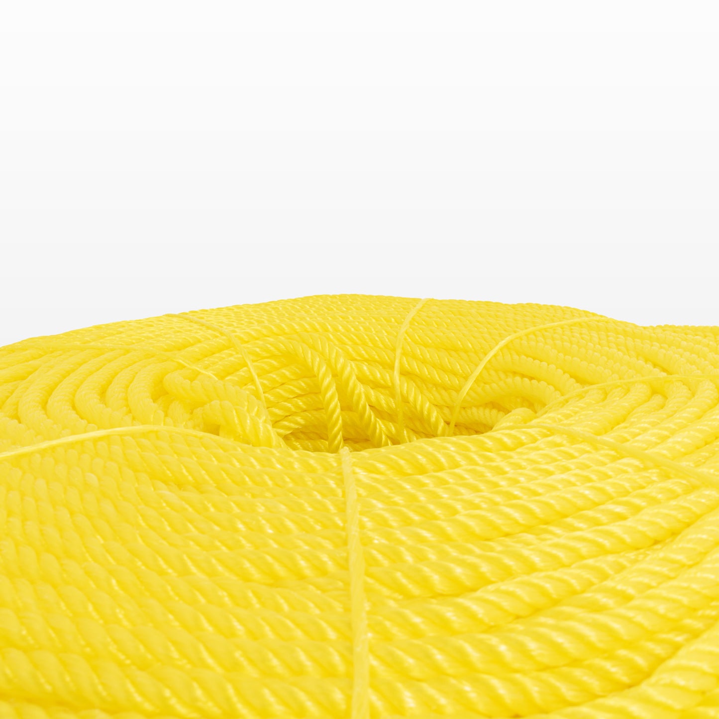 Cable de Polipropileno de 6 mm con 4 Puntas amarillo