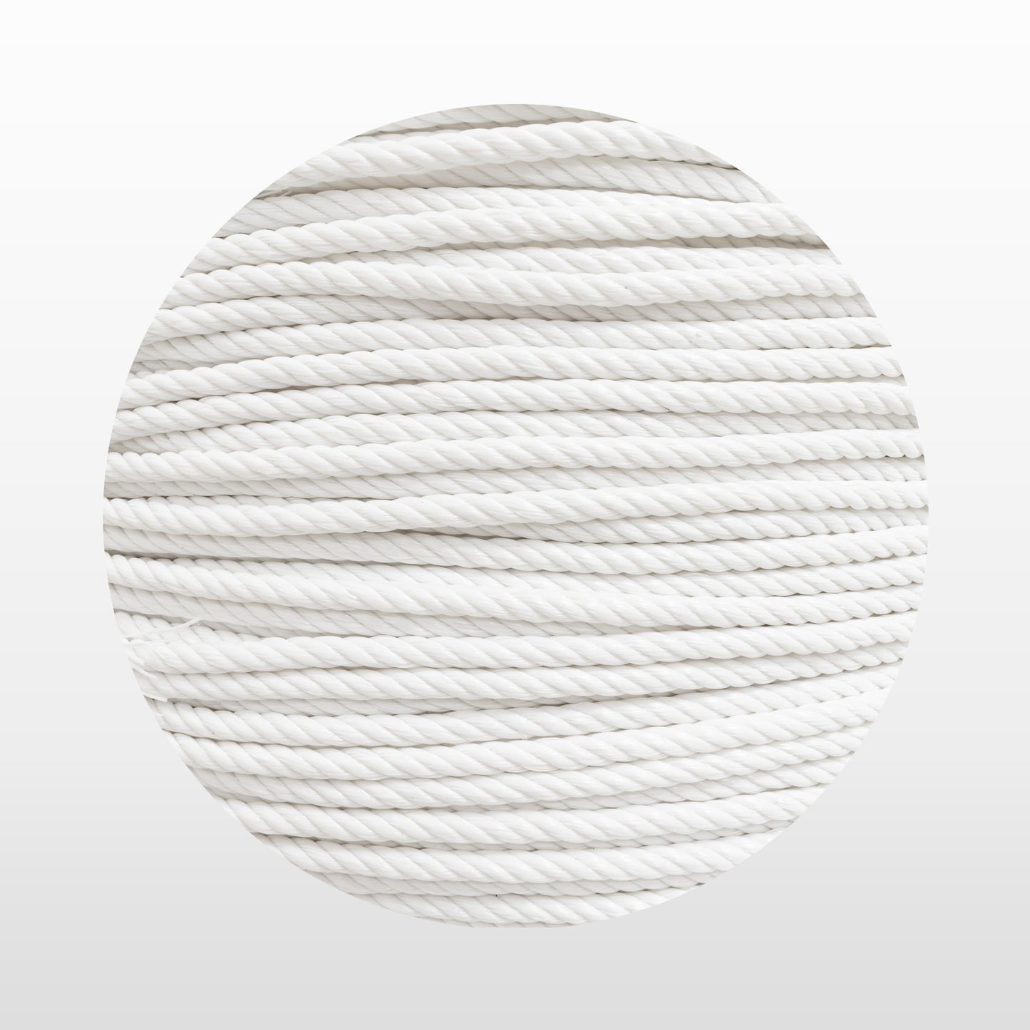 Cable de Polipropileno de 6 mm con 4 Puntas blanco