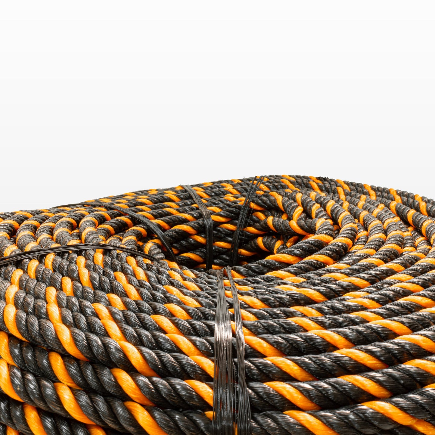 Cable de Polipropileno UV 13 mm 4 puntas Negro/Naranja