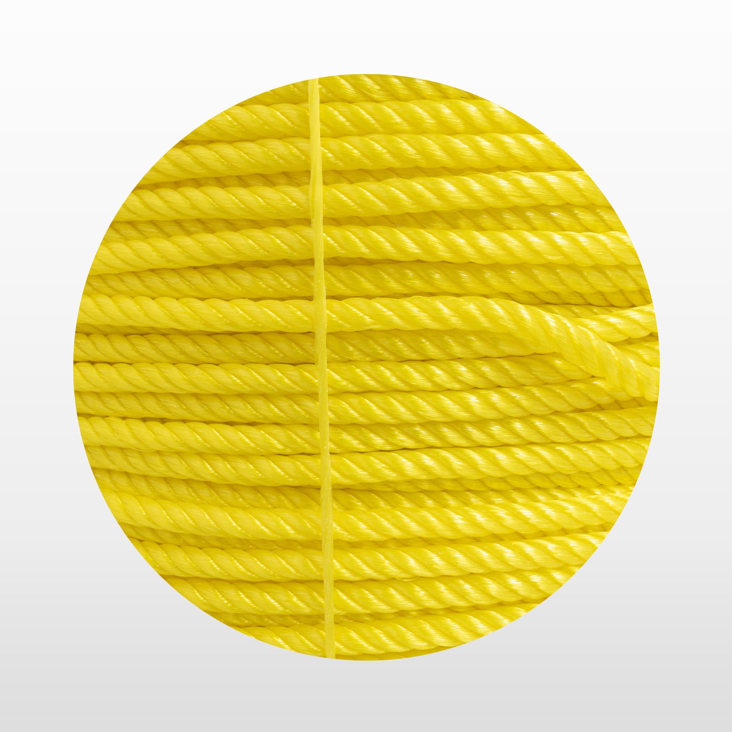 Cable de Polipropileno de 10 mm con 4 puntas amarillo