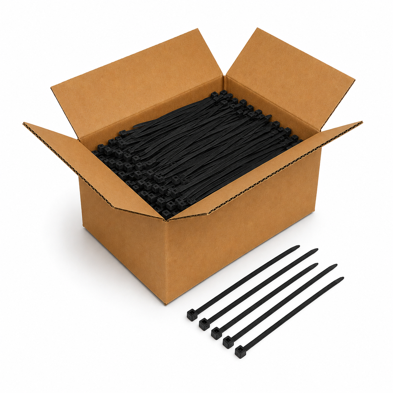 Caja de Cinchos de Nylon Industriales PA66 Alta Resistencia | Packsys