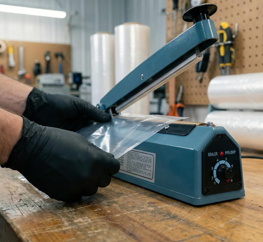 Máquina Selladora Manual de Impulso