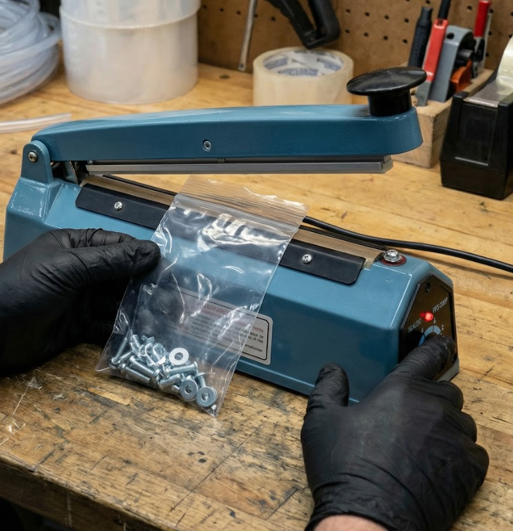 Máquina Selladora Manual de Impulso