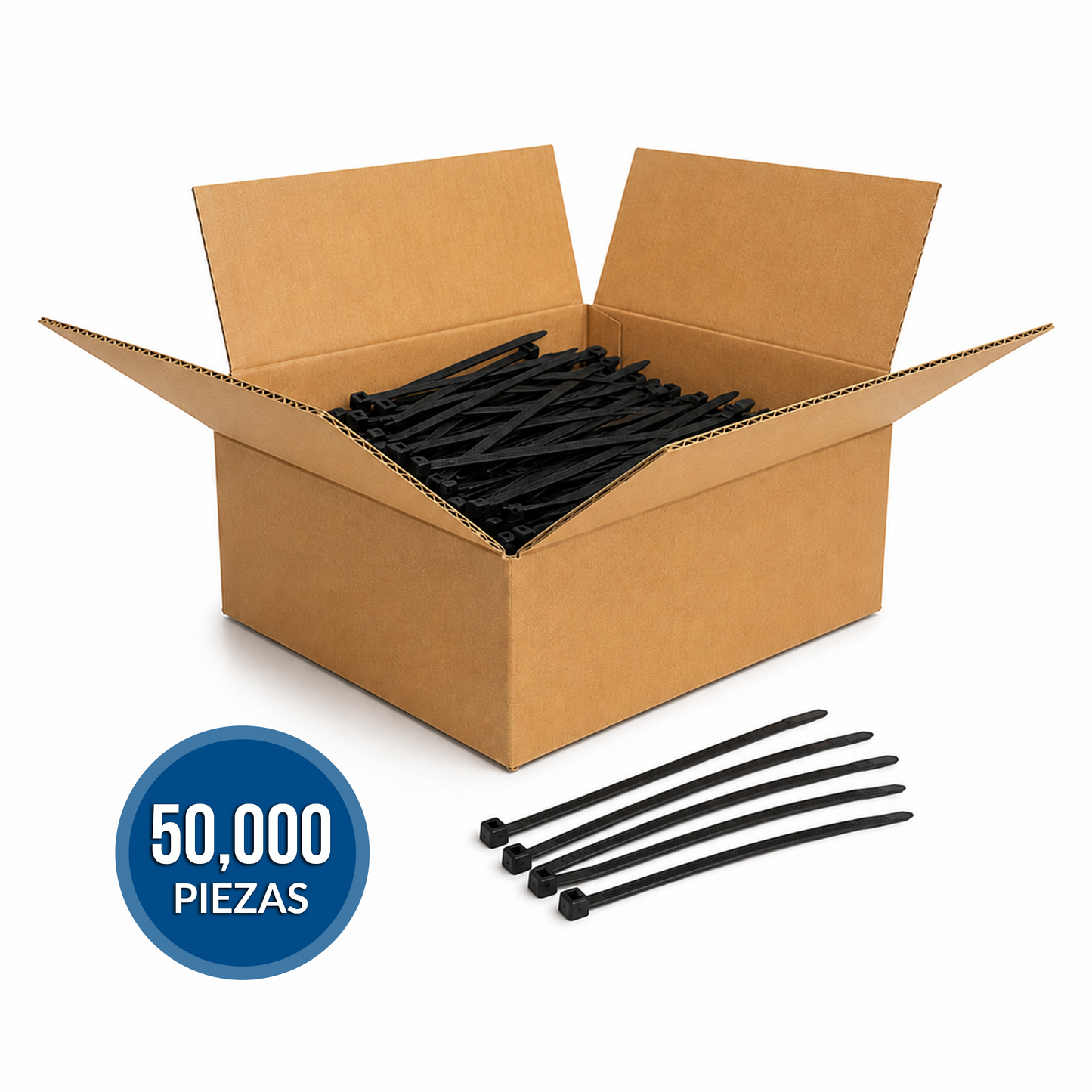 Caja de Cinchos de Nylon Industriales PA66 Alta Resistencia | Packsys