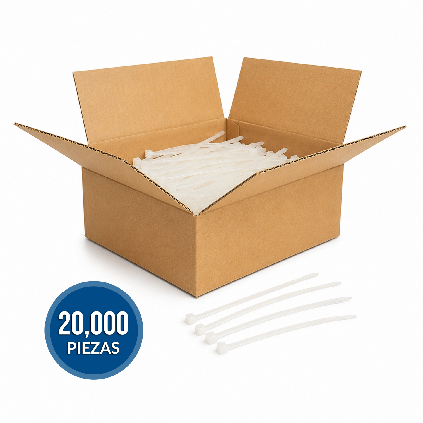 Caja de Cinchos de Nylon Industriales PA66 Alta Resistencia | Packsys