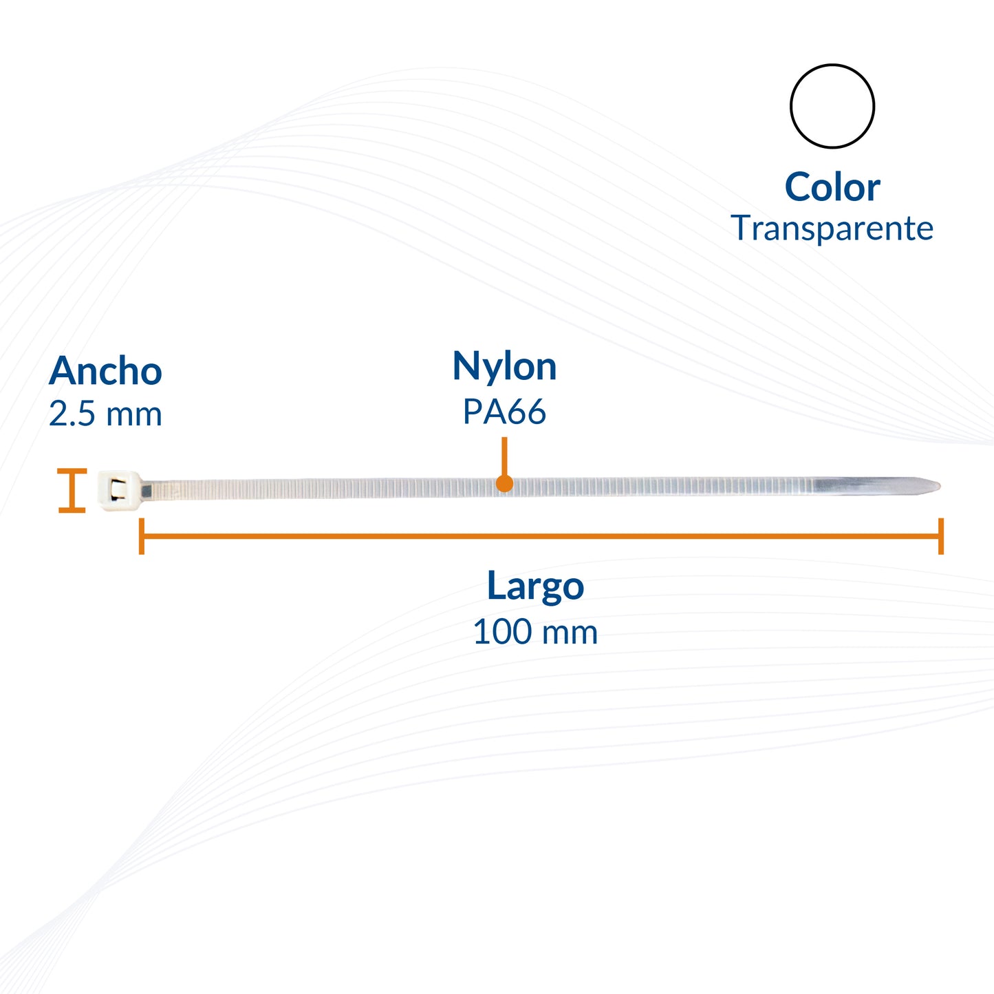 Cinchos de Nylon Industriales PA66 Alta Resistencia | Packsys