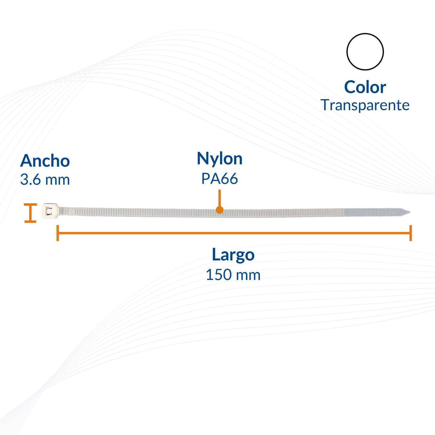Cinchos de Nylon Industriales PA66 Alta Resistencia | Packsys