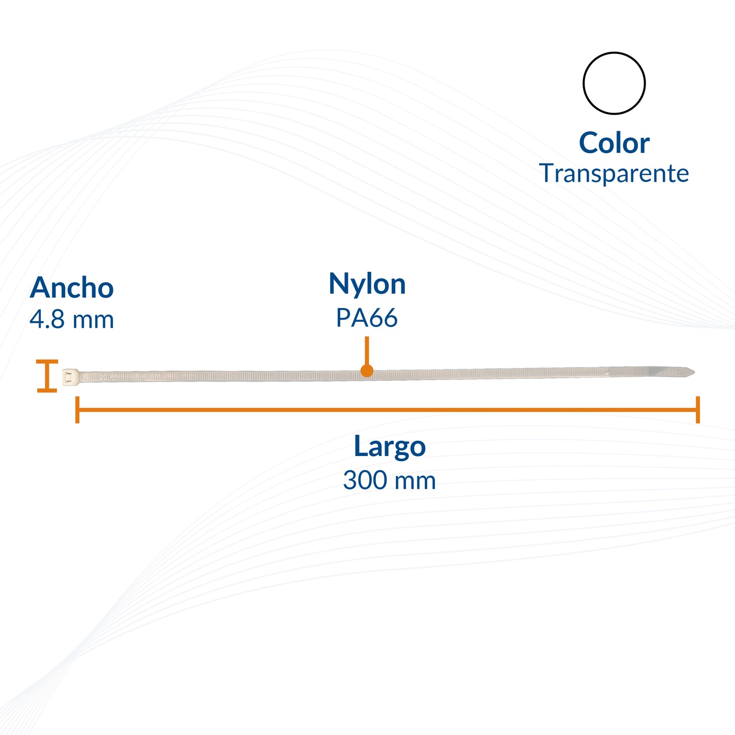 Cinchos de Nylon Industriales PA66 Alta Resistencia | Packsys